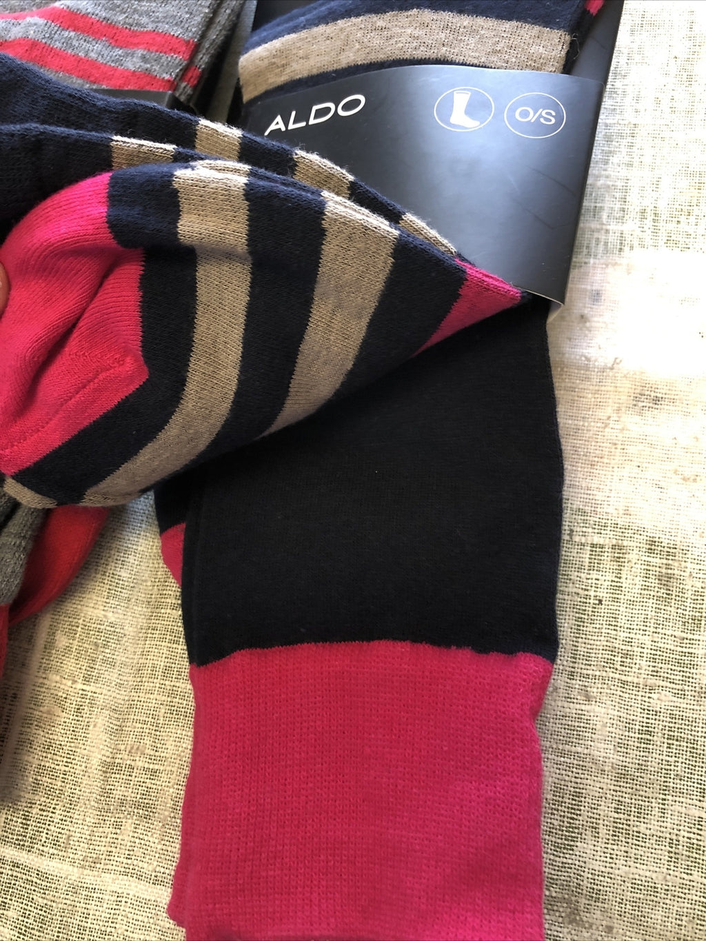 Men's ALDO Socks Bas Lot of 2 Packs - 4 Pairs Total NEW2