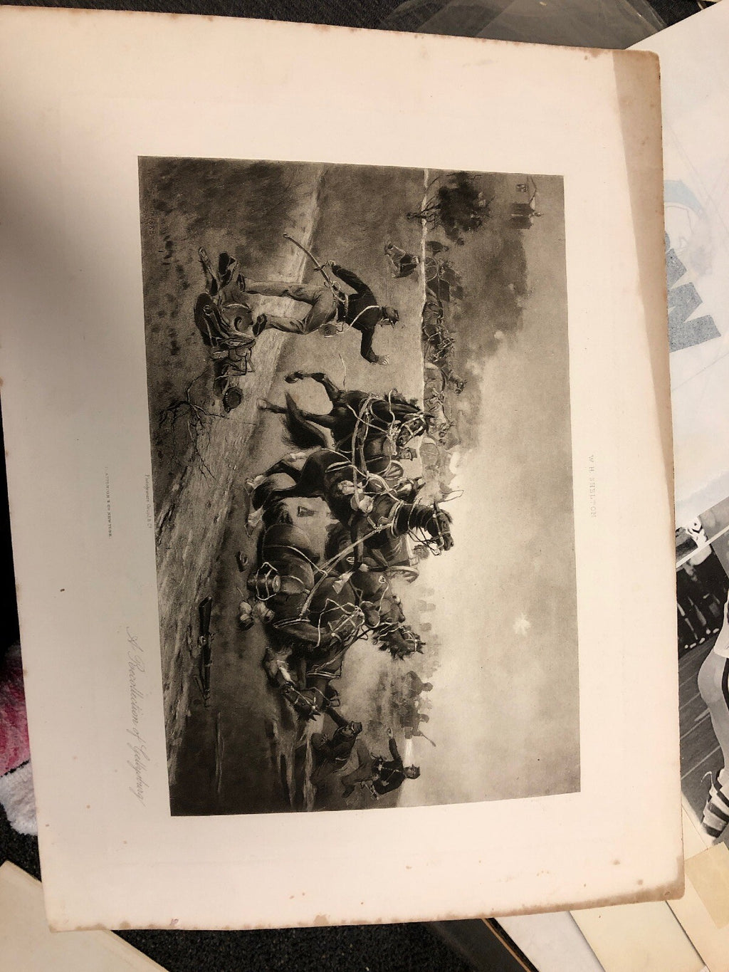 W H Shelton A Recollection Of Gellyshring Photogravure Group 12x170