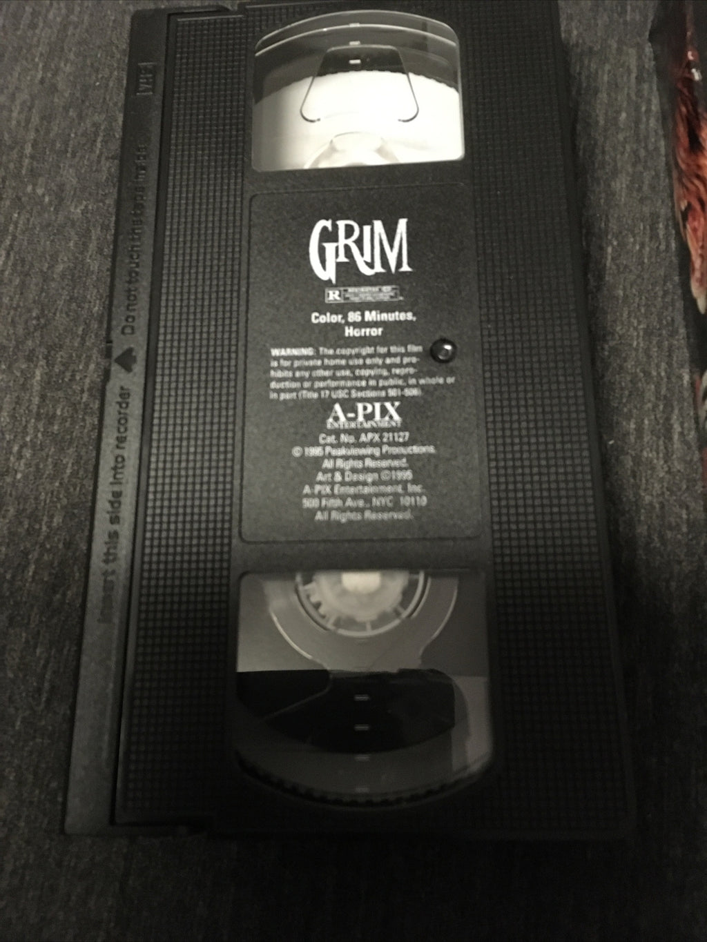 Cult Classic Grim VHS 1996 Horror Gore Creature Feature Halloween1