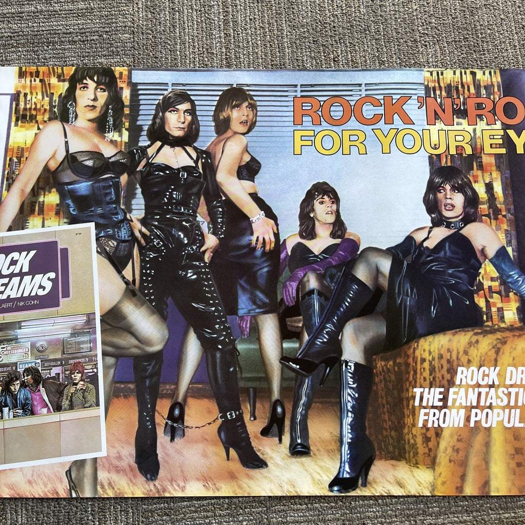#170 1973 Rock Dreams by Guy Peelaert Nik Cohn Book Promo Poster Drag0