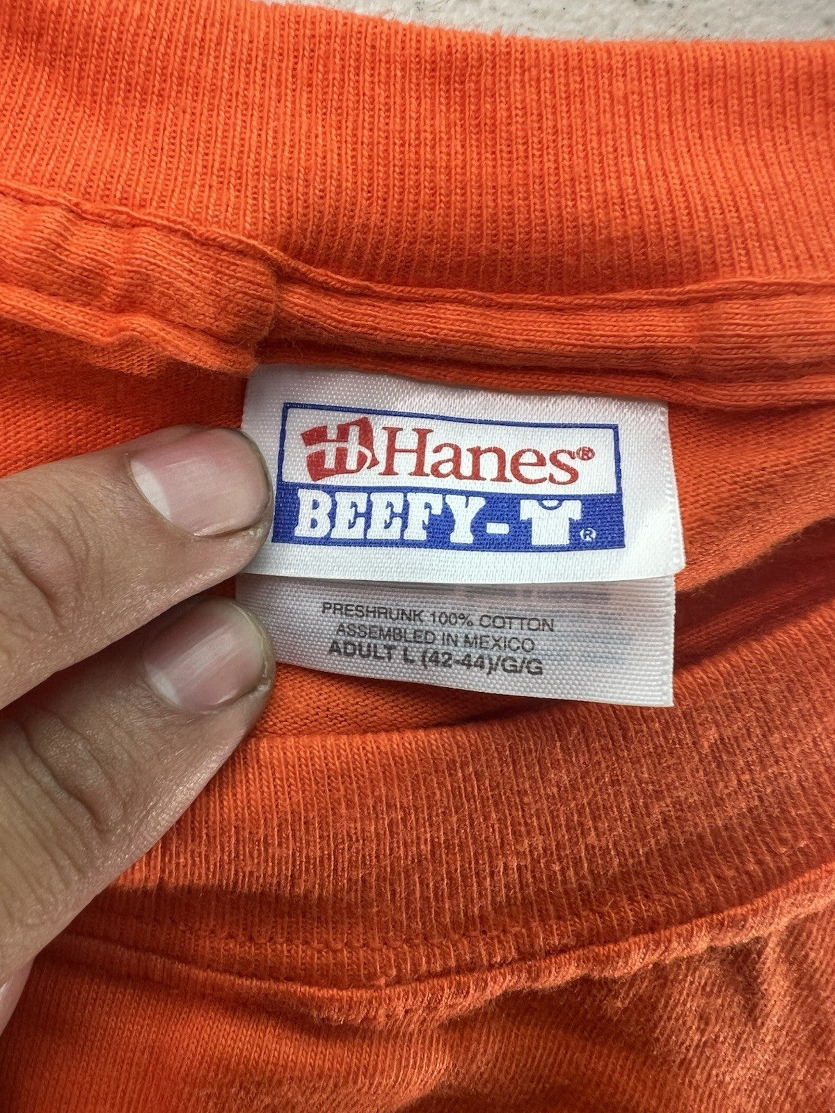 Vintage HASP Professional Safety Tee – Hanes Beefy-T “DON’T GET PLUCKED” Large1