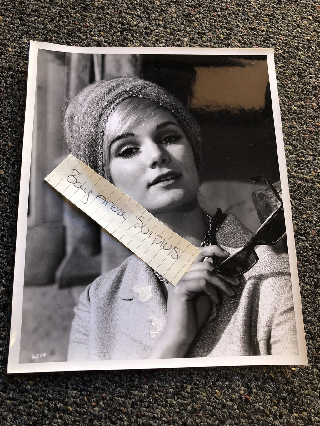 RARE Original Vintage Unpublished Photo Of Yvette Mimieux 10”x8”0