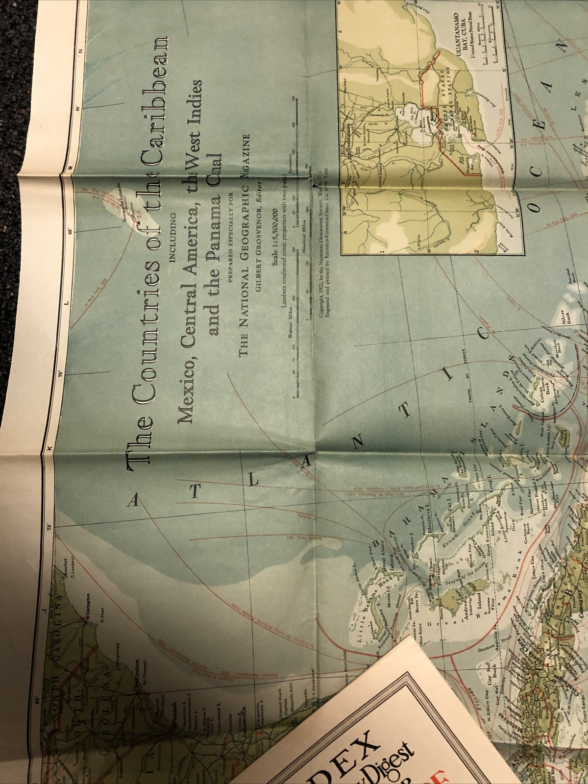 Index for the Literary Digest Liberty Map New Europe & New Map of Africa 19205