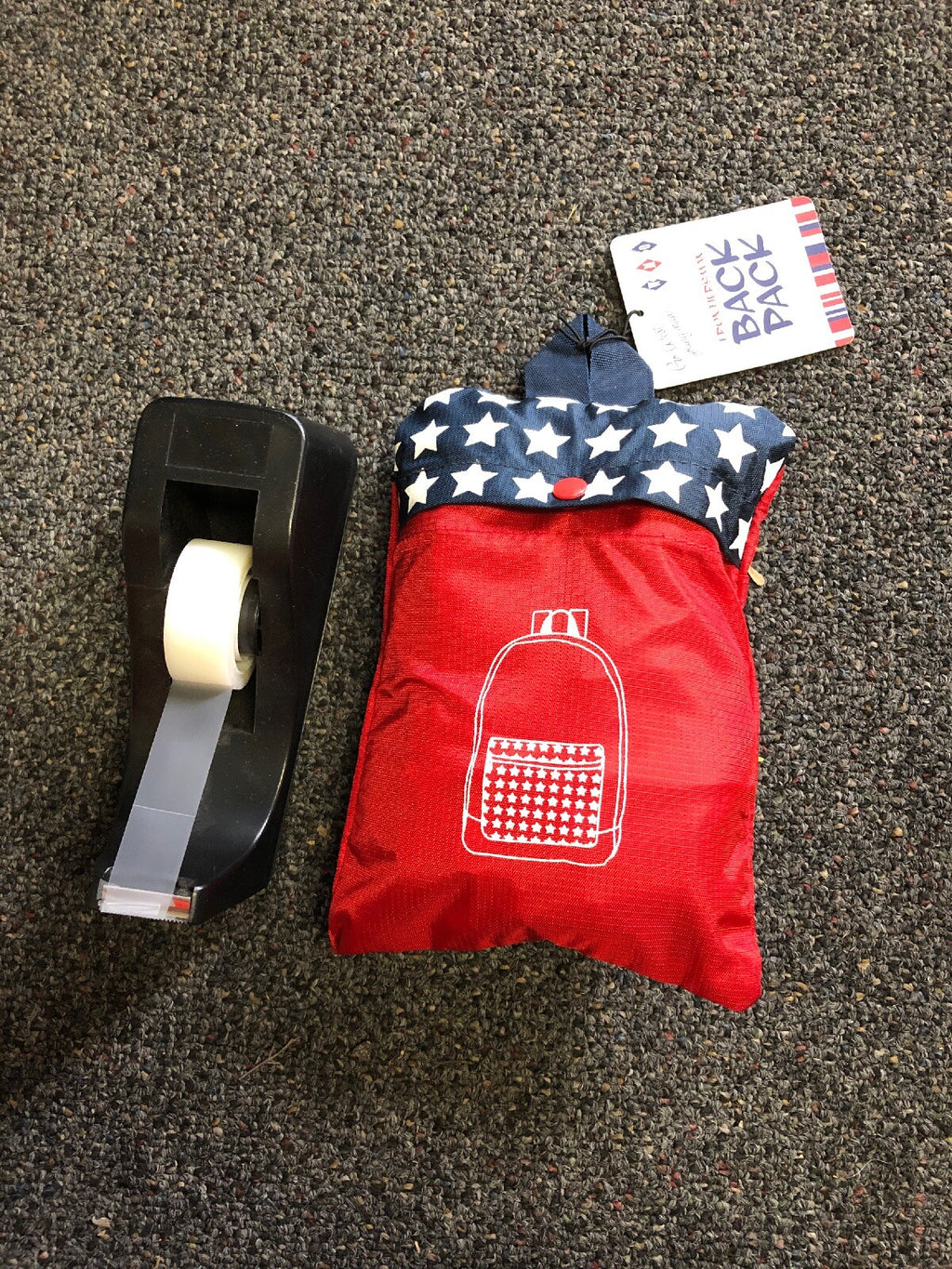 Wemco Frontiersman Lightweight Waterproof Foldable Backpack Red US Flag Theme4