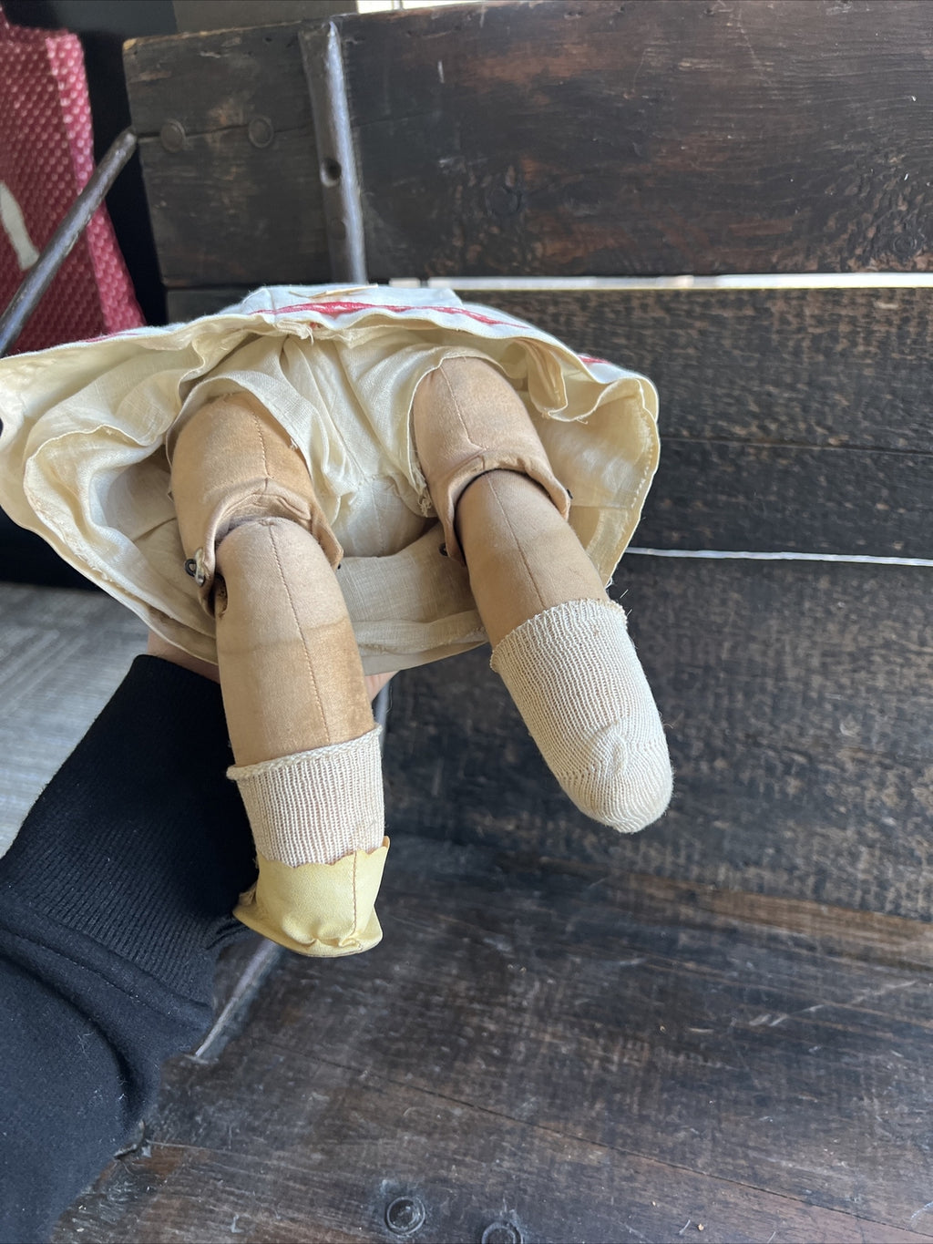 13.5” Antique Rare “Campbell Kid 1910” ! Comp And Cloth Jointed Body4