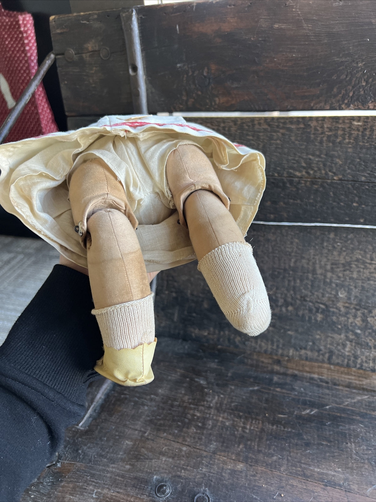 13.5” Antique Rare “Campbell Kid 1910” ! Comp And Cloth Jointed Body4