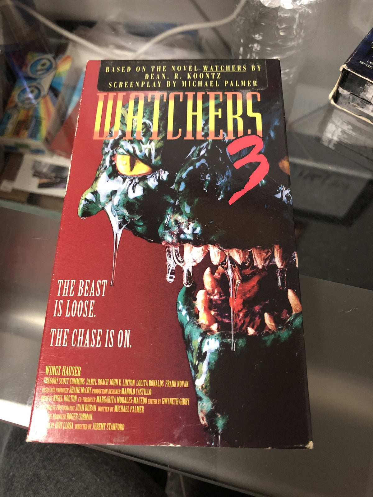 WATCHERS 3  Dean Koontz New Horizons 1994 VHS  RARE Horror0