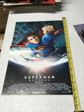 SUPERMAN RETURNS MOVIE POSTER 2 Sided RARE INTL ORIGINAL 15x10.50
