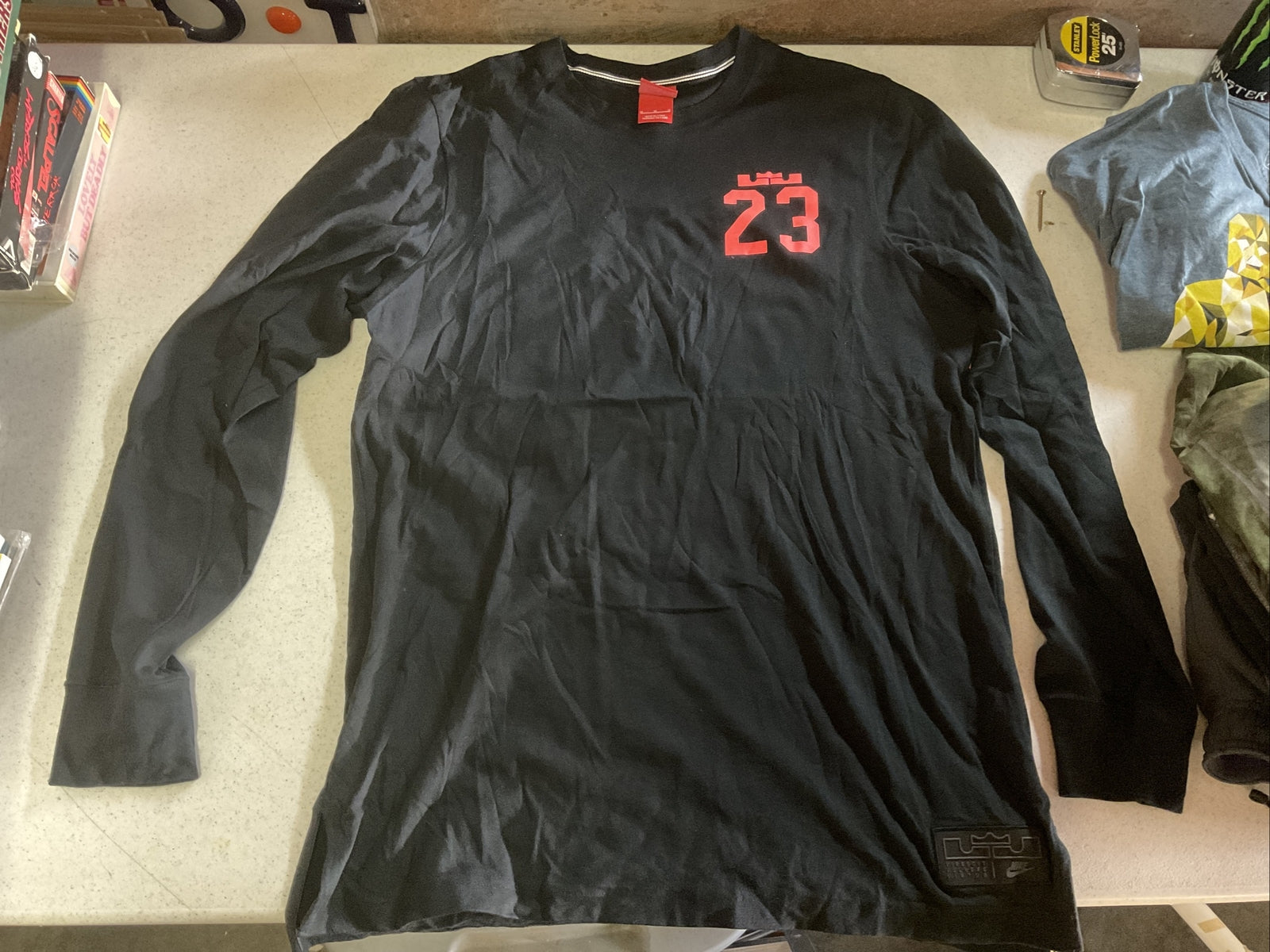 Nike Mens T Shirt Size XS Gray Long Sleeve Pullover #23 Summit County Casual0