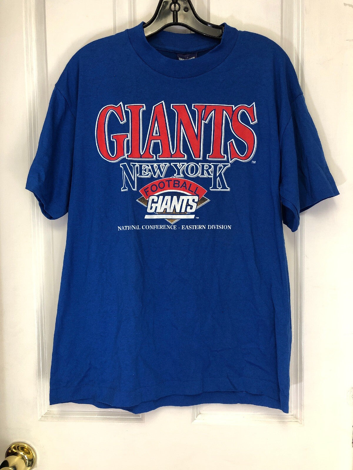 OG NOS New York Giants TShirt Size L Men’s Short Sleeve NFL0