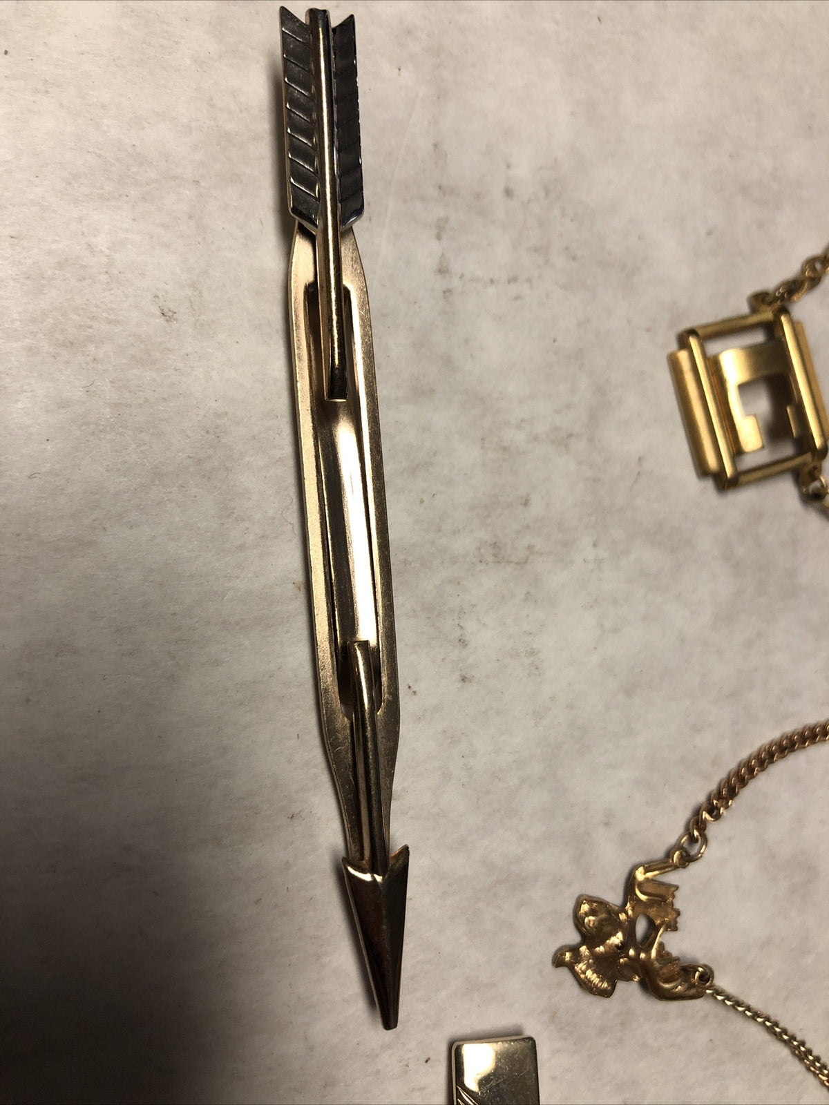 Vintage Lot Of 4 Tie Pin Tietacks SWANK ANSON2