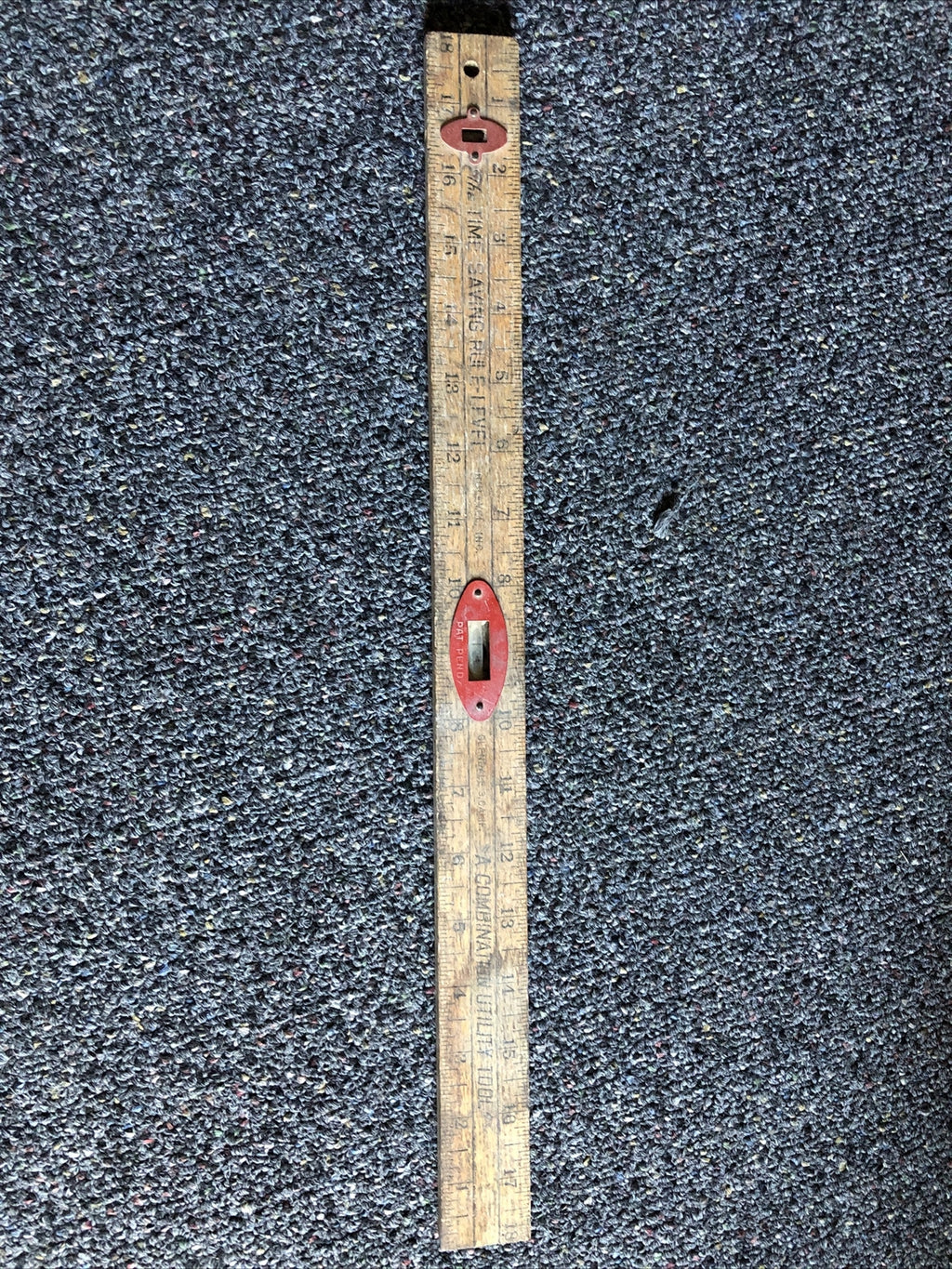 Vintage Time Saving Rule-Level A Combination Utility Tool Rulevel Inc0