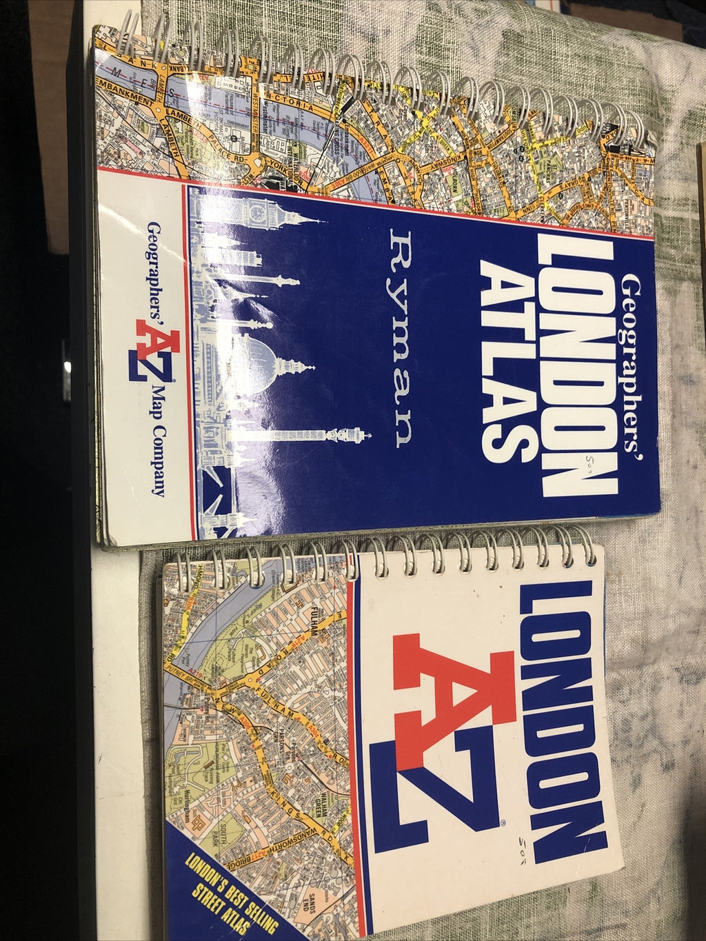 Geographers' London Atlas -London Geographers AZ Lot Of 20