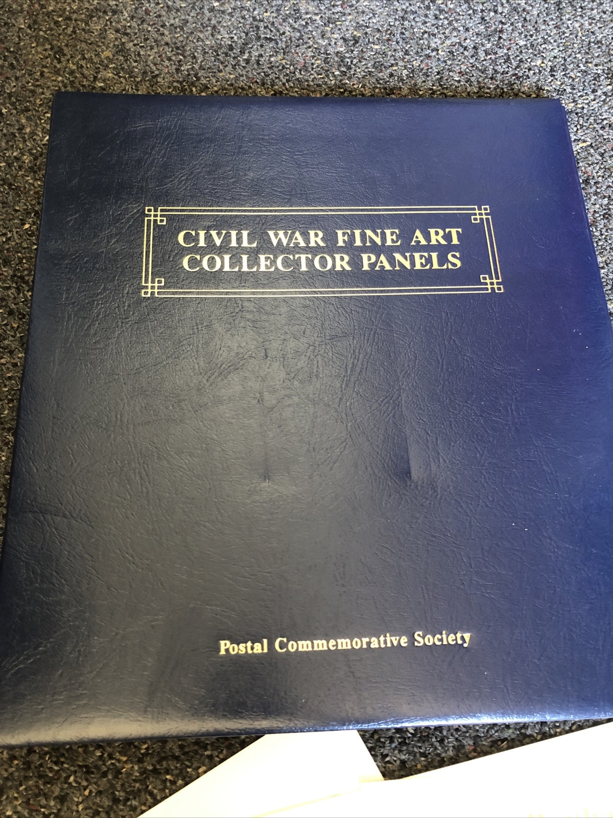 Civil War Fine Art Collector Panels With 2 Battle Flags Of The Civil War1