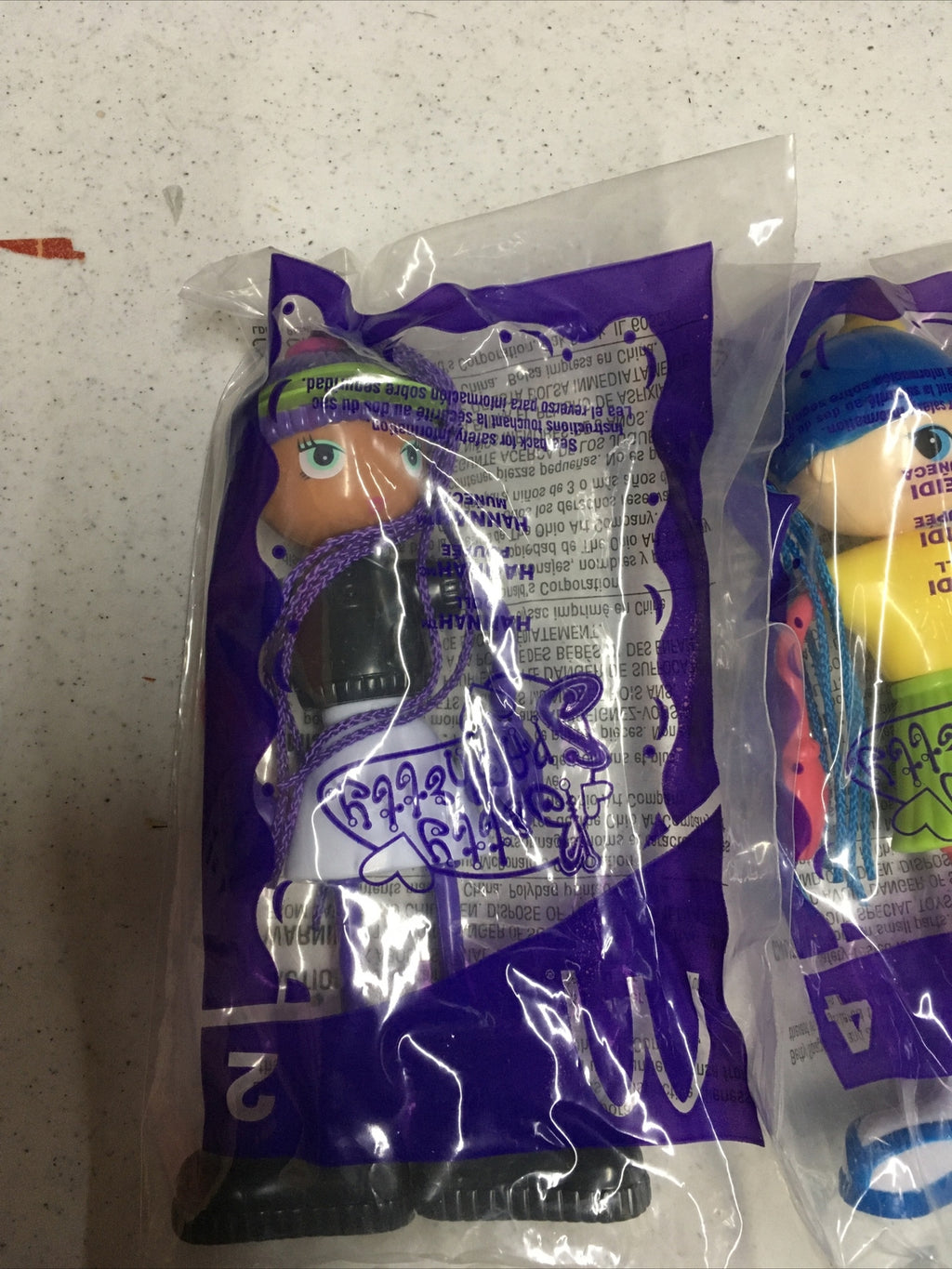 2003 MCDONALDS HAPPY MEAL BETTY SPAGHETTY TOYS 2 HANNAH 4 HEIDI SEALED1