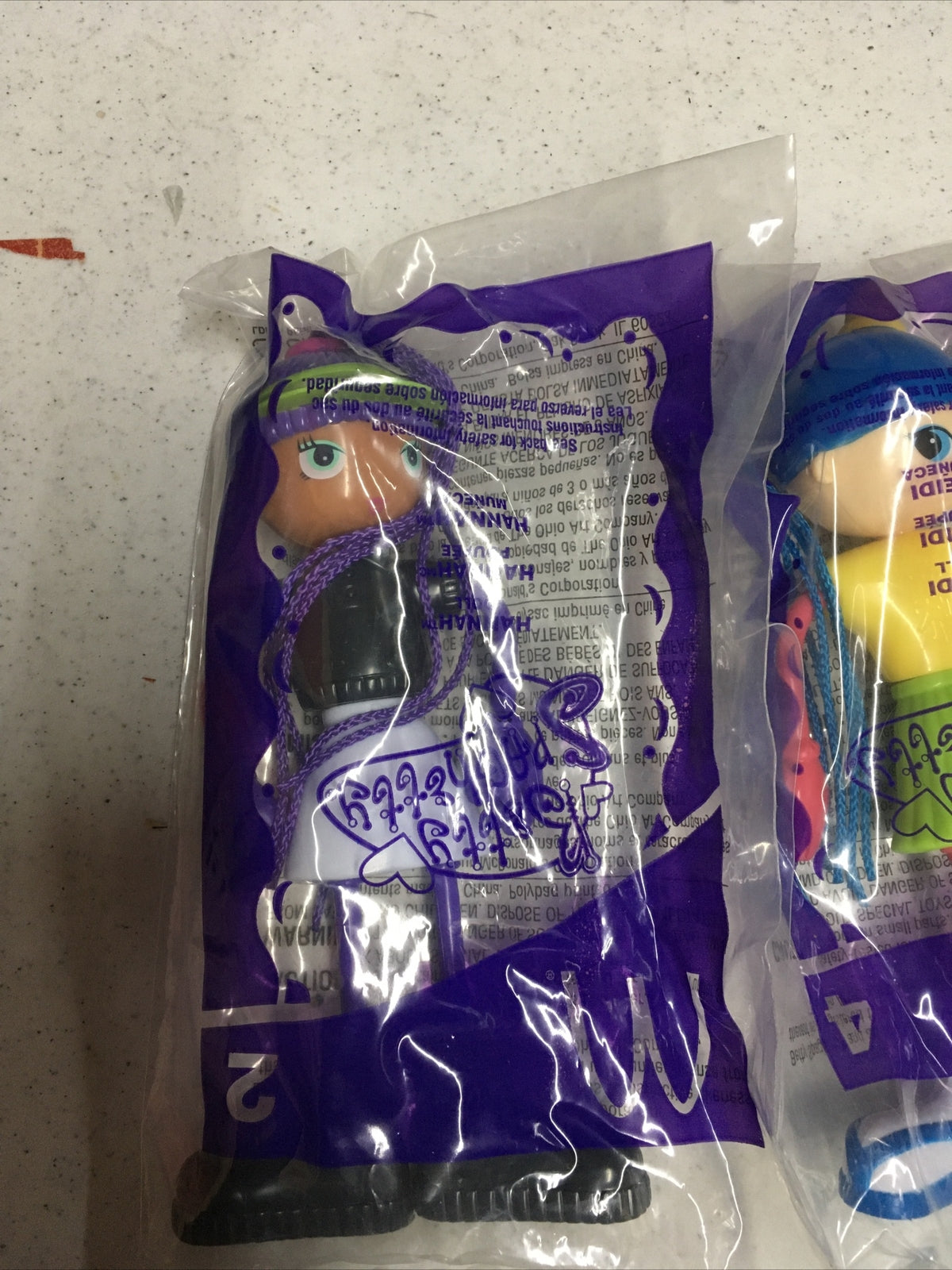 2003 MCDONALDS HAPPY MEAL BETTY SPAGHETTY TOYS 2 HANNAH 4 HEIDI SEALED1
