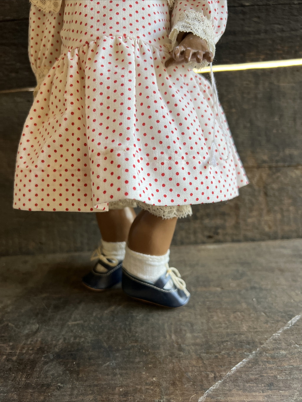 Vintage German 13” Kestner Repro 165 GOOGLIE EYES Cute Doll No Hair3
