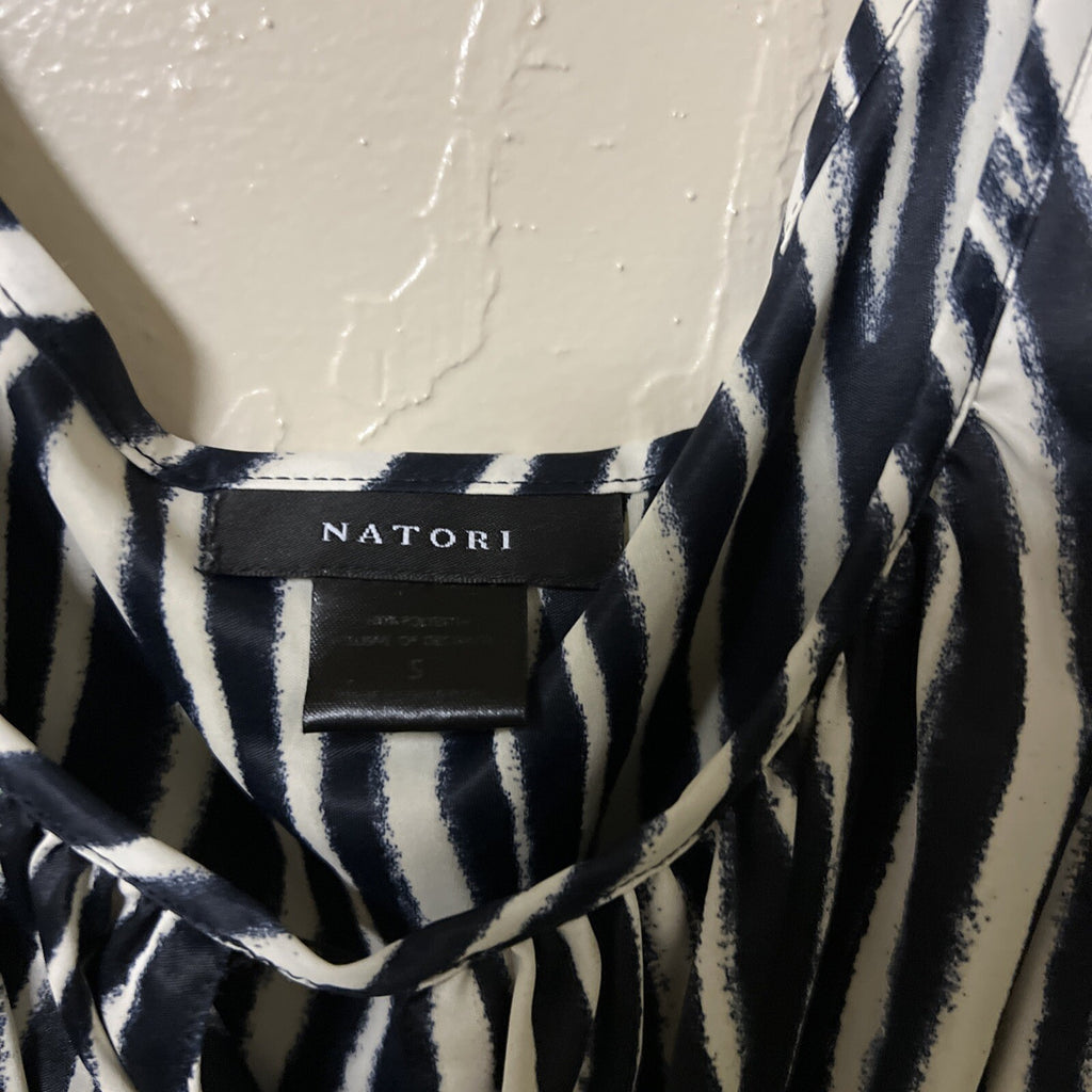 Natori Women’s Silk Zebra Animal Print Pajama Set Size Small1