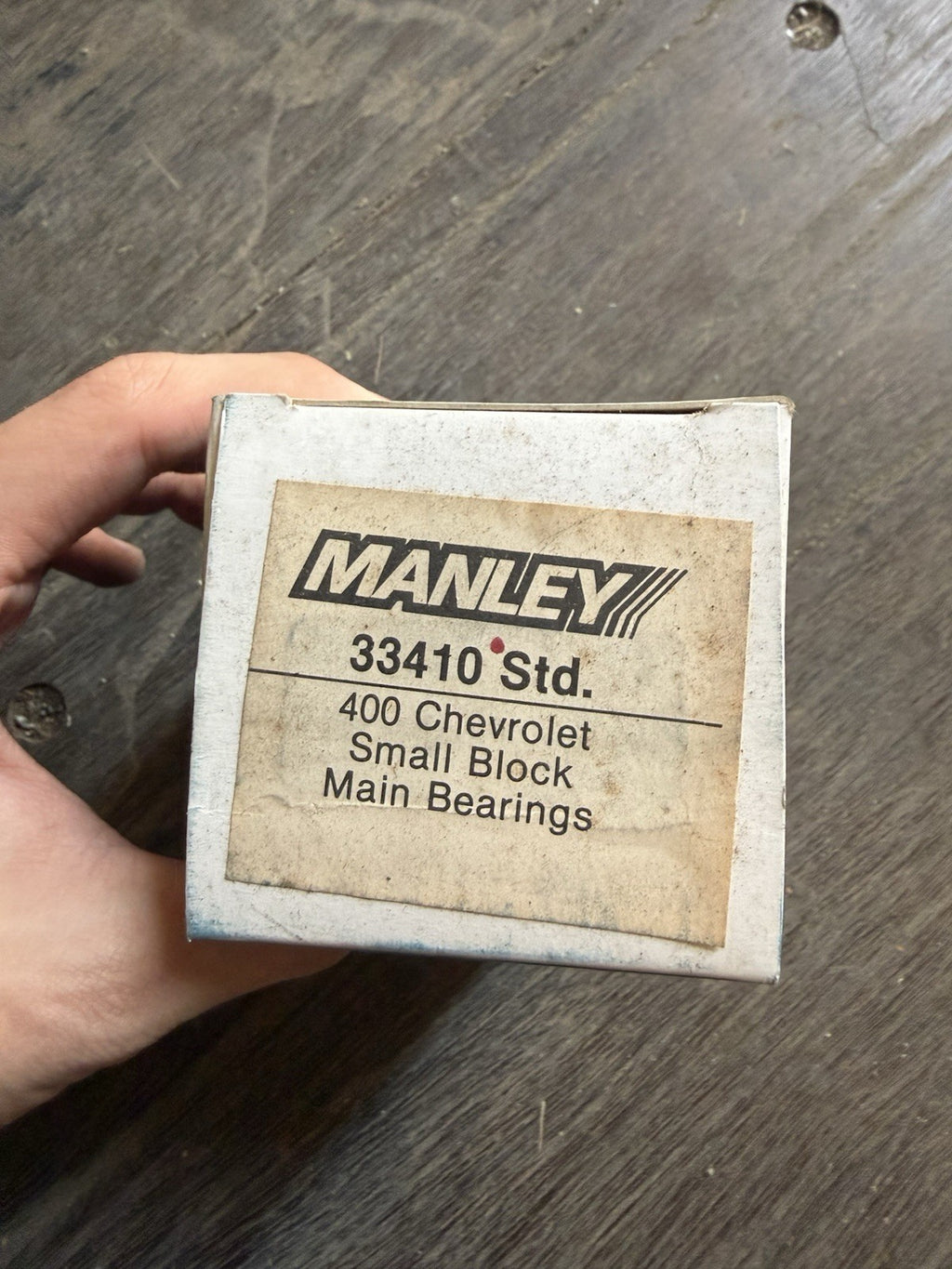 Manley 33410 Std Main Bearings 400 Chevrolet Small Block Chevy SBC NOS Vintage0