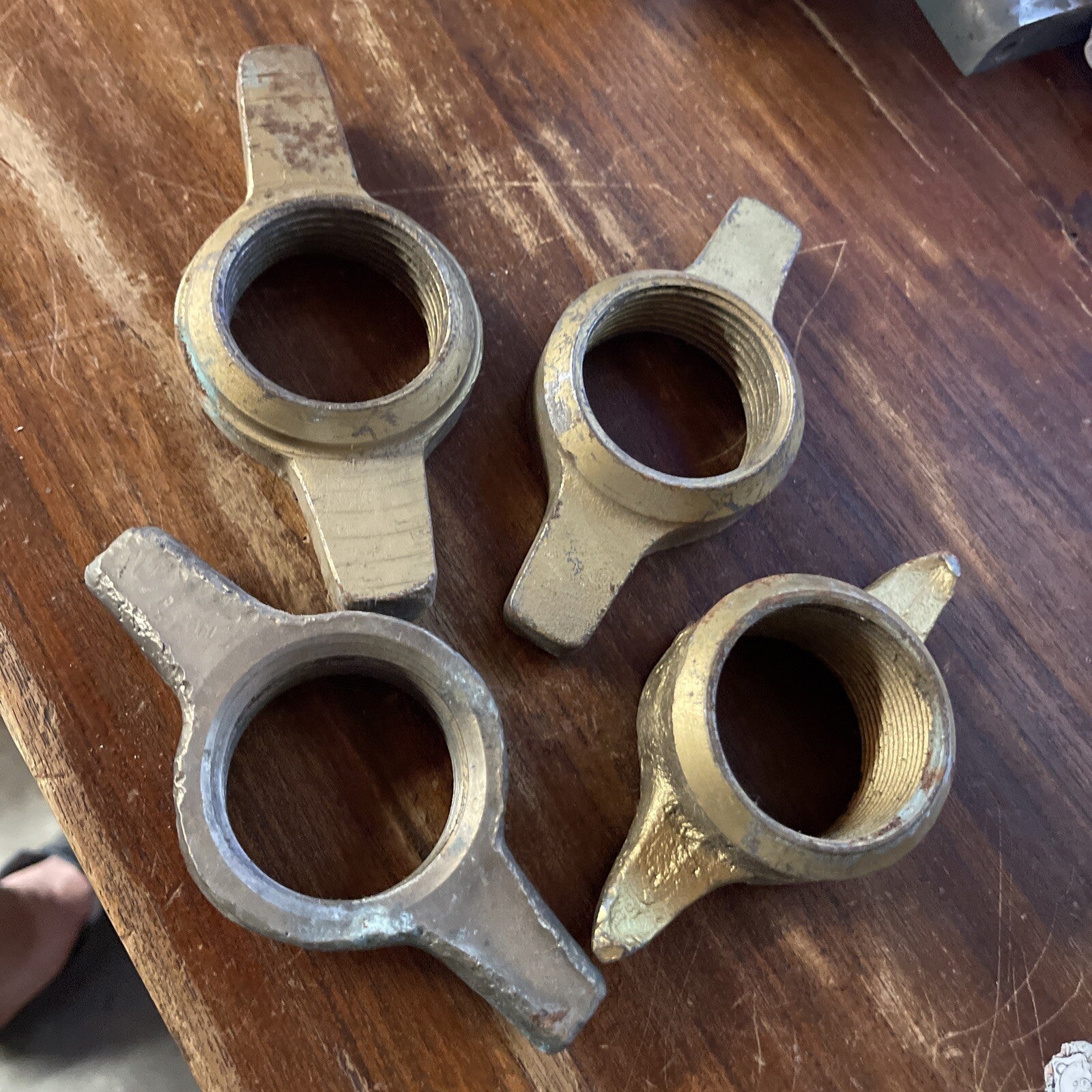 4 Various Vintage Wire Wheel Custom Classic  Low Rider Knock Offs Ford Chevy0