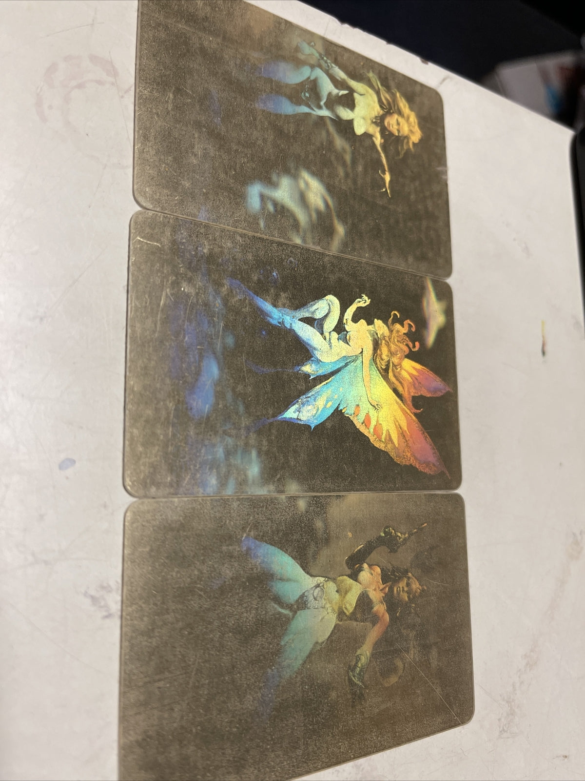 Three FRANK FRAZETTA 1995 hologram Calling cards Global Link Rare.0