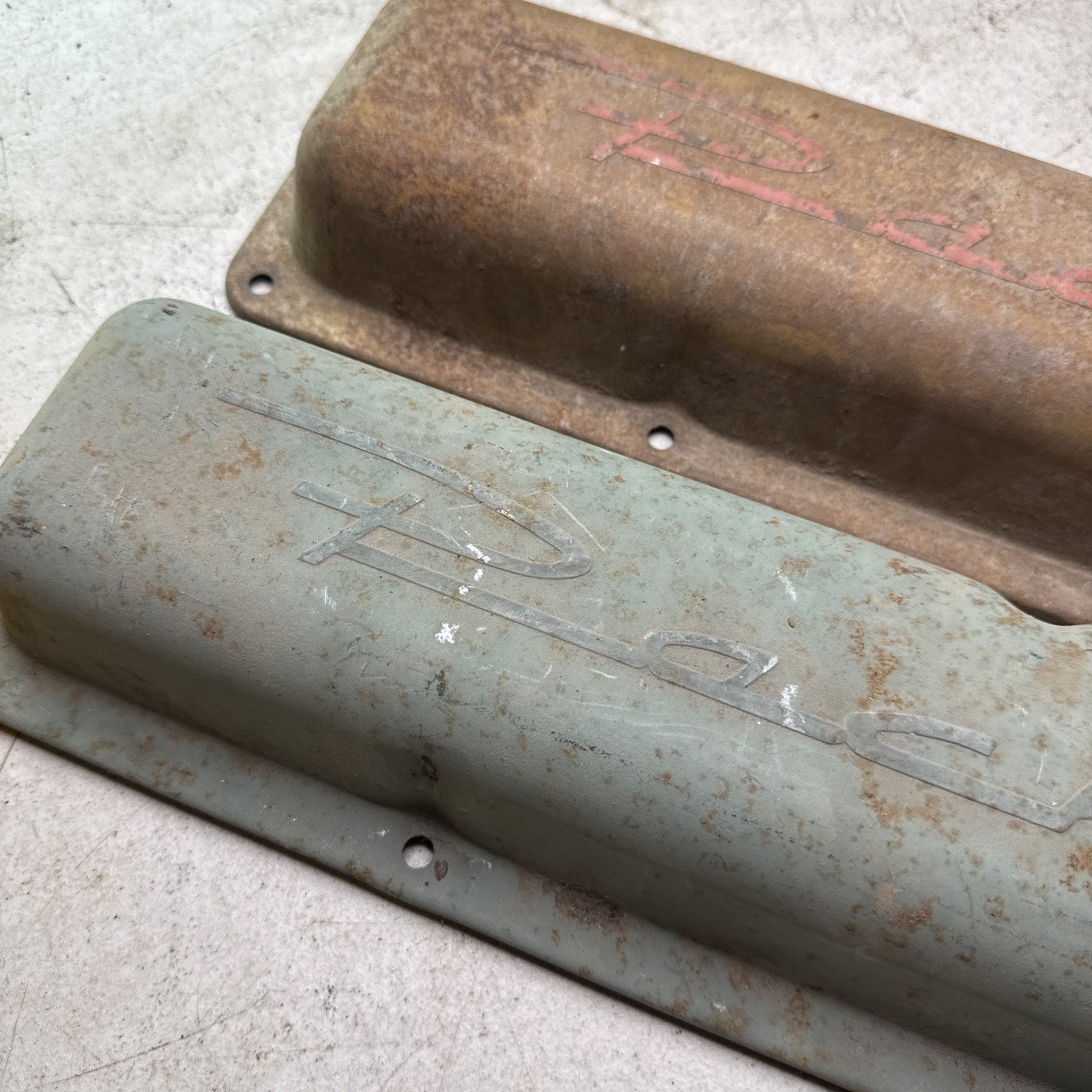Vintage Packard Valve Cover – Pair – Original – Rat Rod scta6