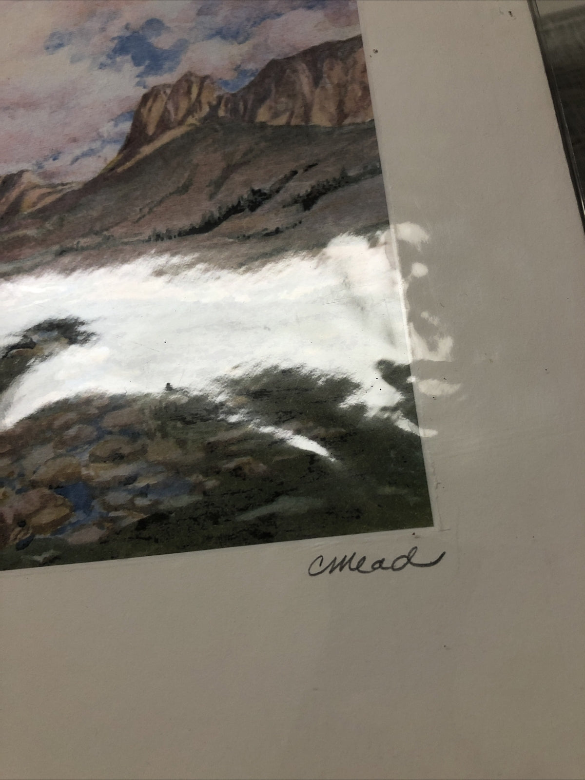 Digital Print From Watercolor Painting By Carol Mead 11x14” (High Sierra) Signed3