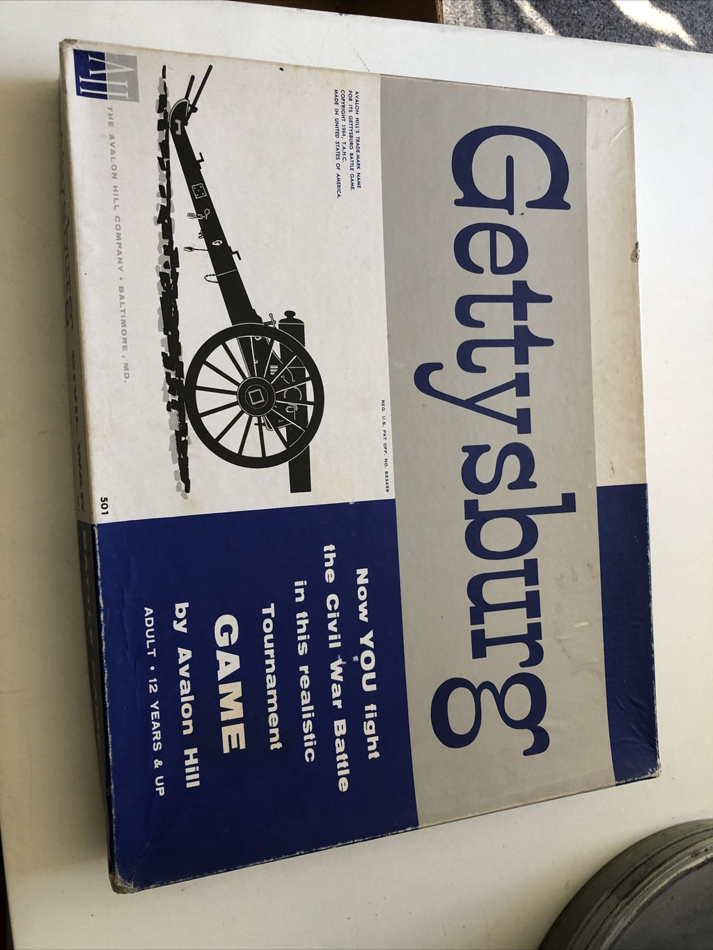 Gettysburg Board Game 1964 By Avalon Hill5