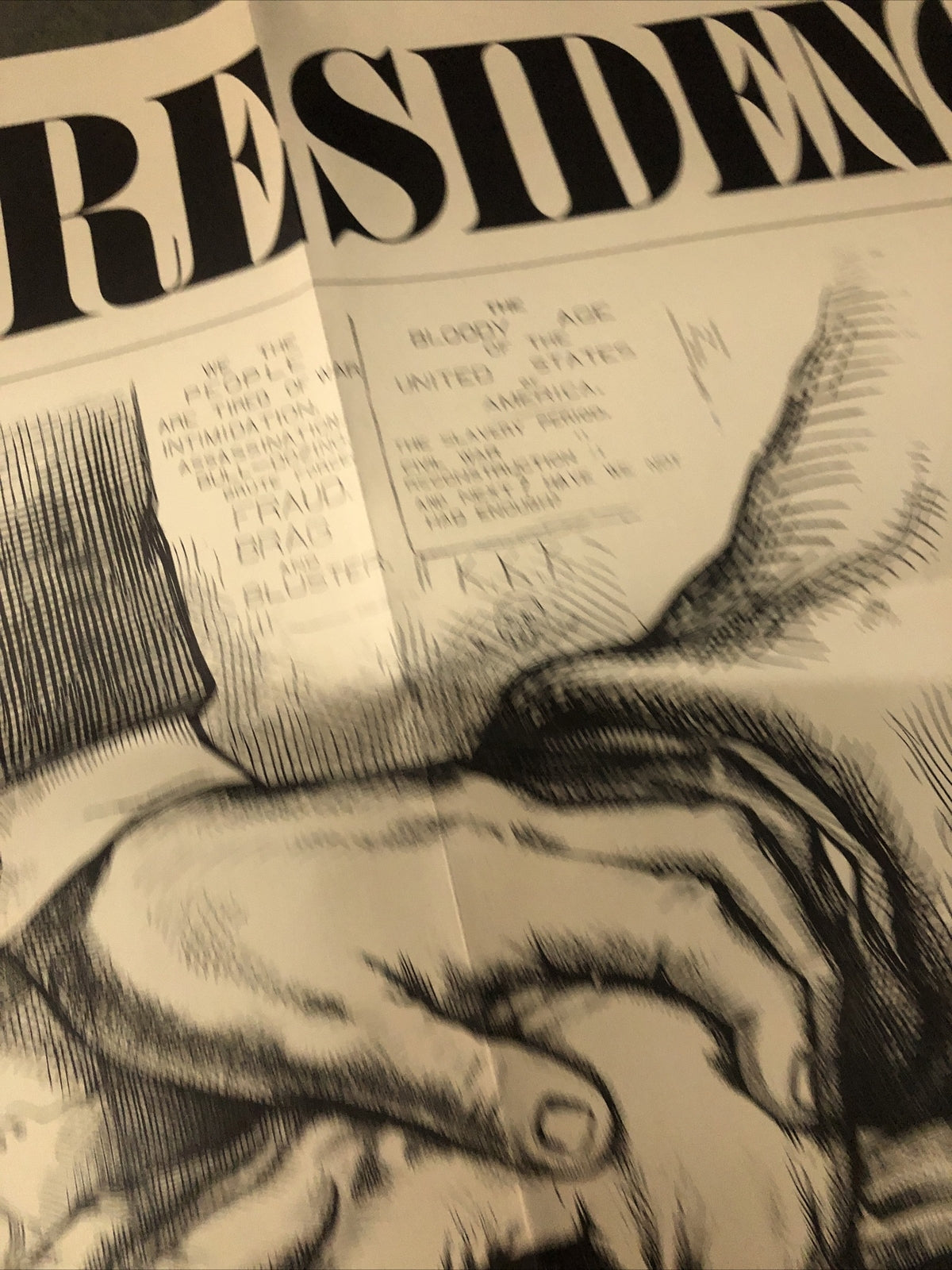The Presidency Irreverent & Relevant Pratt Graphics 31”x22”7