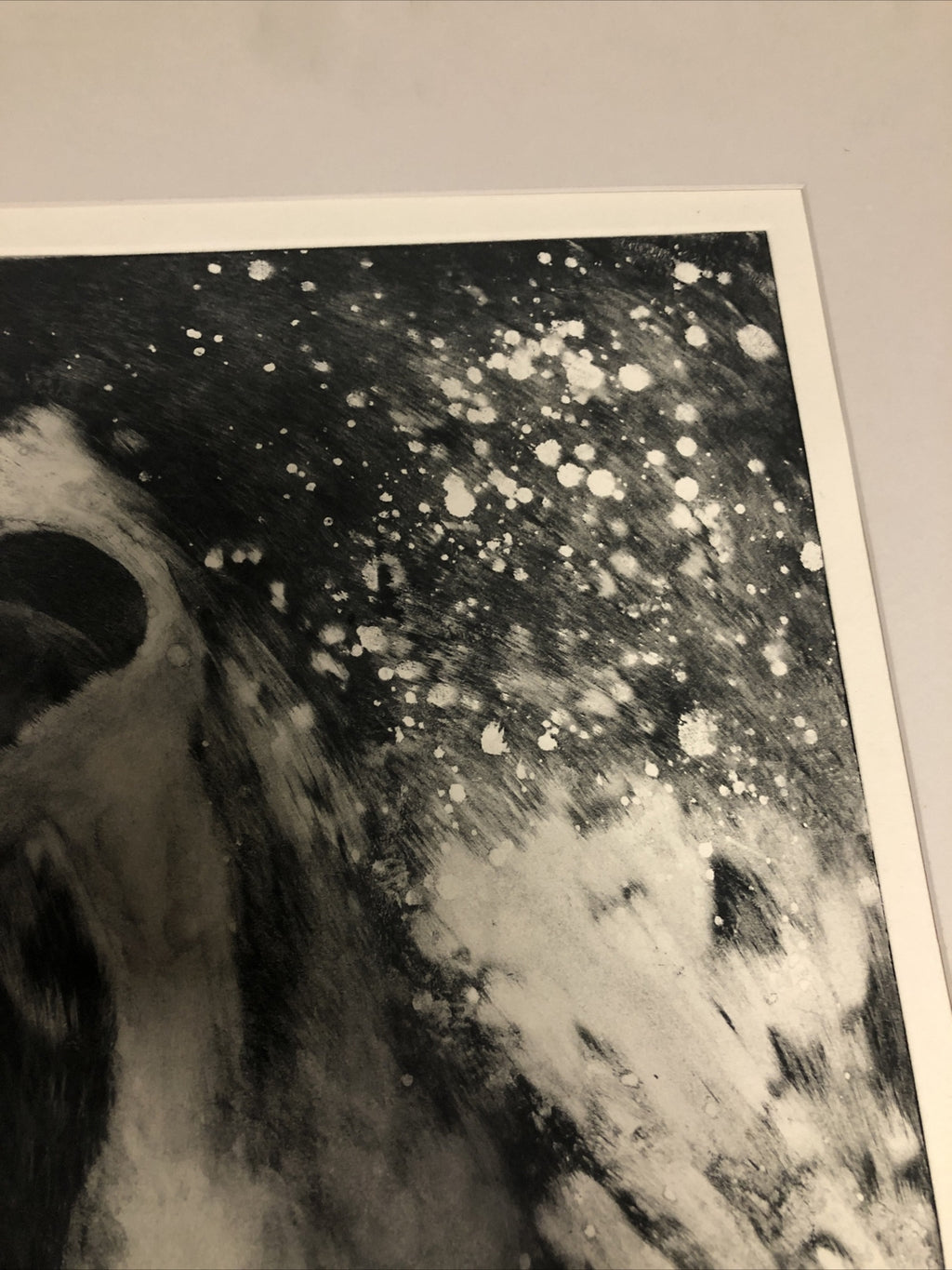 Vintage 1986 Original Etching Art Work By Tom Lee Surrealism 34”x26.5”6