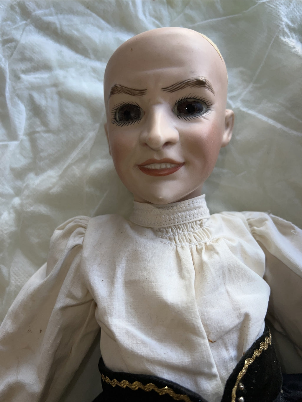 Vintage Simon Halbig S & H  1305  Repro Doll 1973 16.5”1