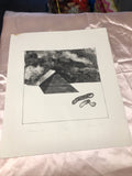 Vintage 1976 “Pyramid II” XI/XXV Signed Warner 15”x13”0