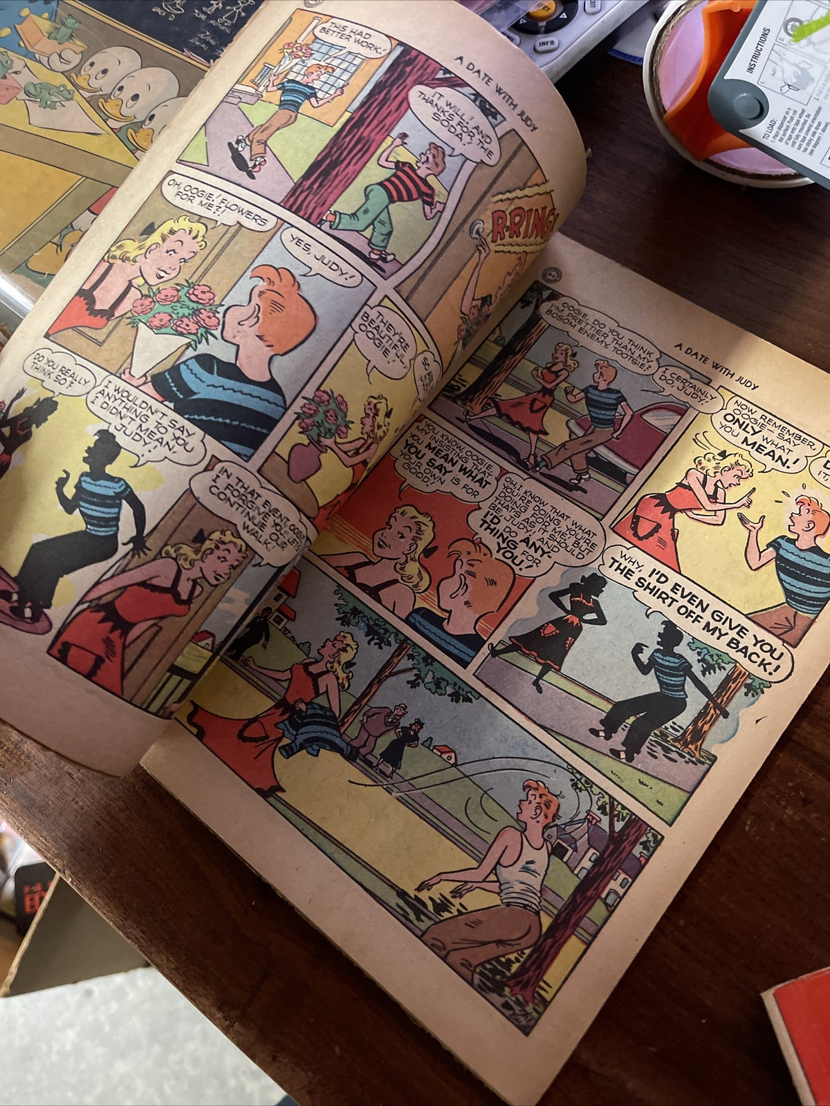 A DATE WITH JUDY #9 DC Comics 1940s Good Condition Golden Age3