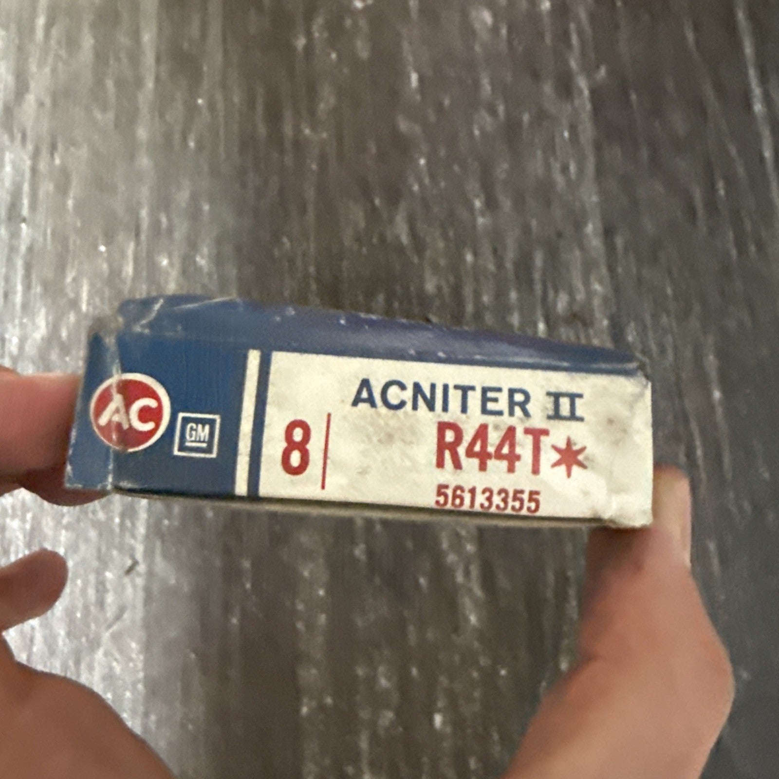 NOS ACDelco ACNITER II R44T Spark Plugs Set of 8 GM 5613355 Green Ring Vintage1