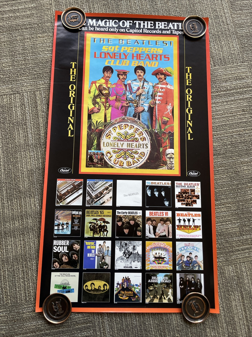 #30 1978  Sgt Peppers Lonely Hearts Club The Beatles Record Store Promo Poster0