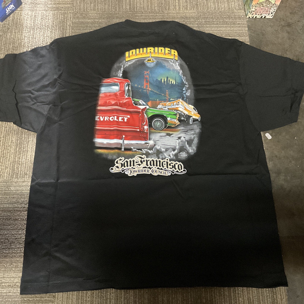 Authentic Lowrider Clothing Tee Shirt Size XXXL San Fransico Lowrider council3