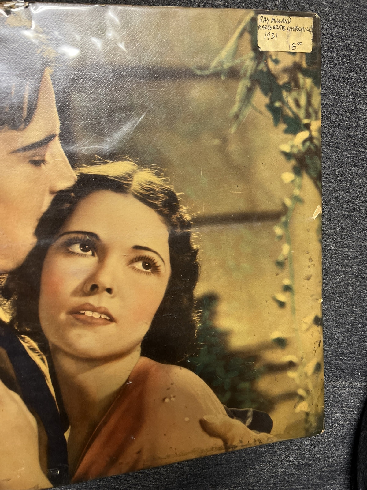 MARGUERITE CHURCHILL  RAY MILLAND  VINTAGE FILM PORTRAIT 1931 AMBASSADOR BILL2