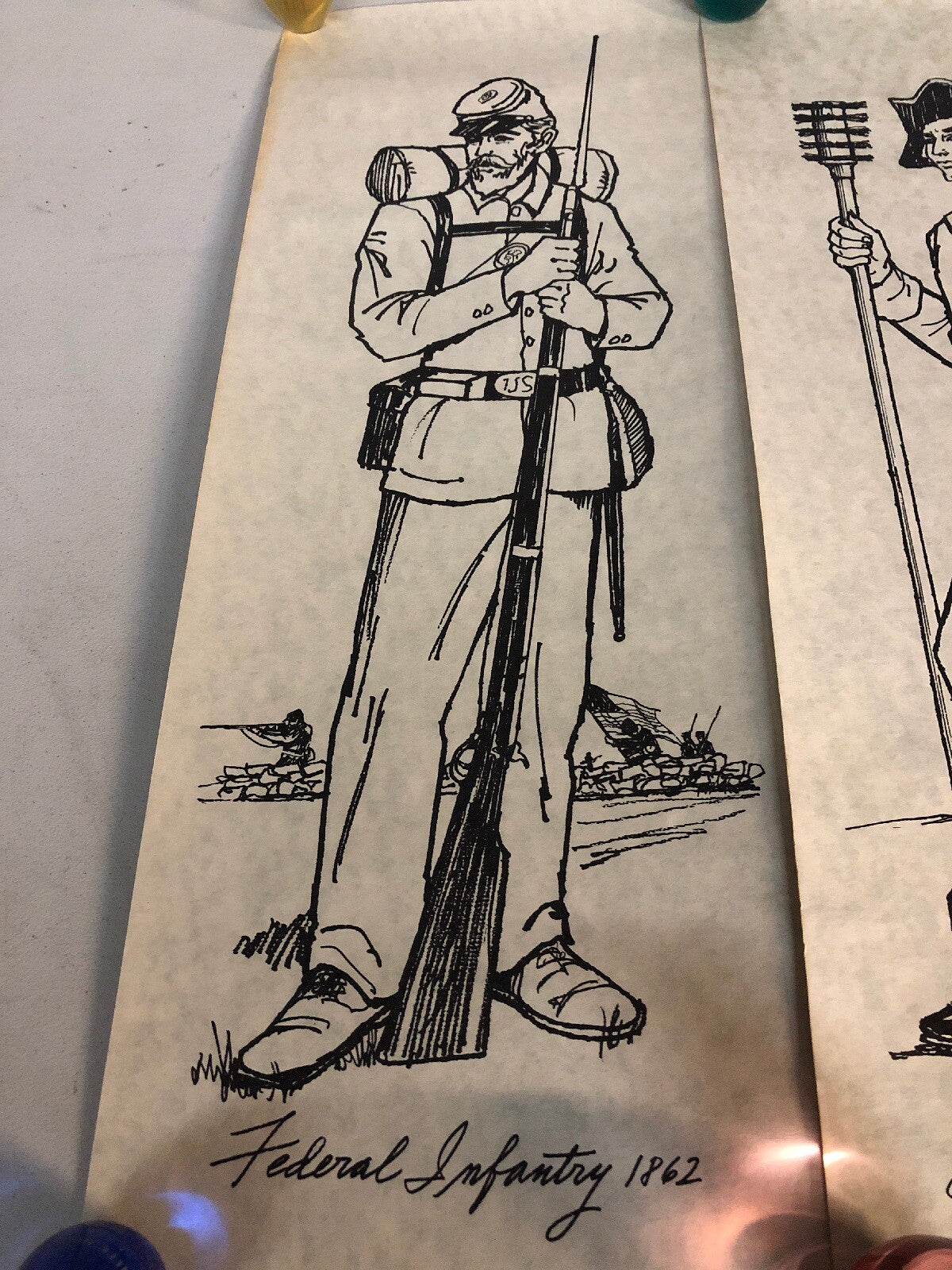 US Military Historic Continental Artillery Federal Infantry Regiment Artillery3