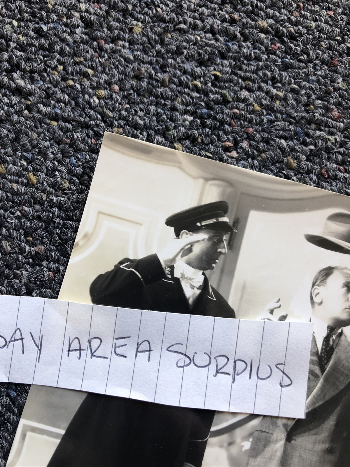 RARE Original Photo Of Roland Young Torben Meyer Candid Shot 6”x6.5”3