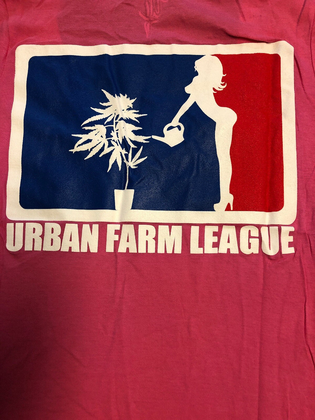 NWOT Urban FARM League Women’s V Neck  (L) Pink3