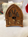VTG NEW Artistry in Wood WILLITTS Radio Wooden Music Box PLAYS As Time Goes By0