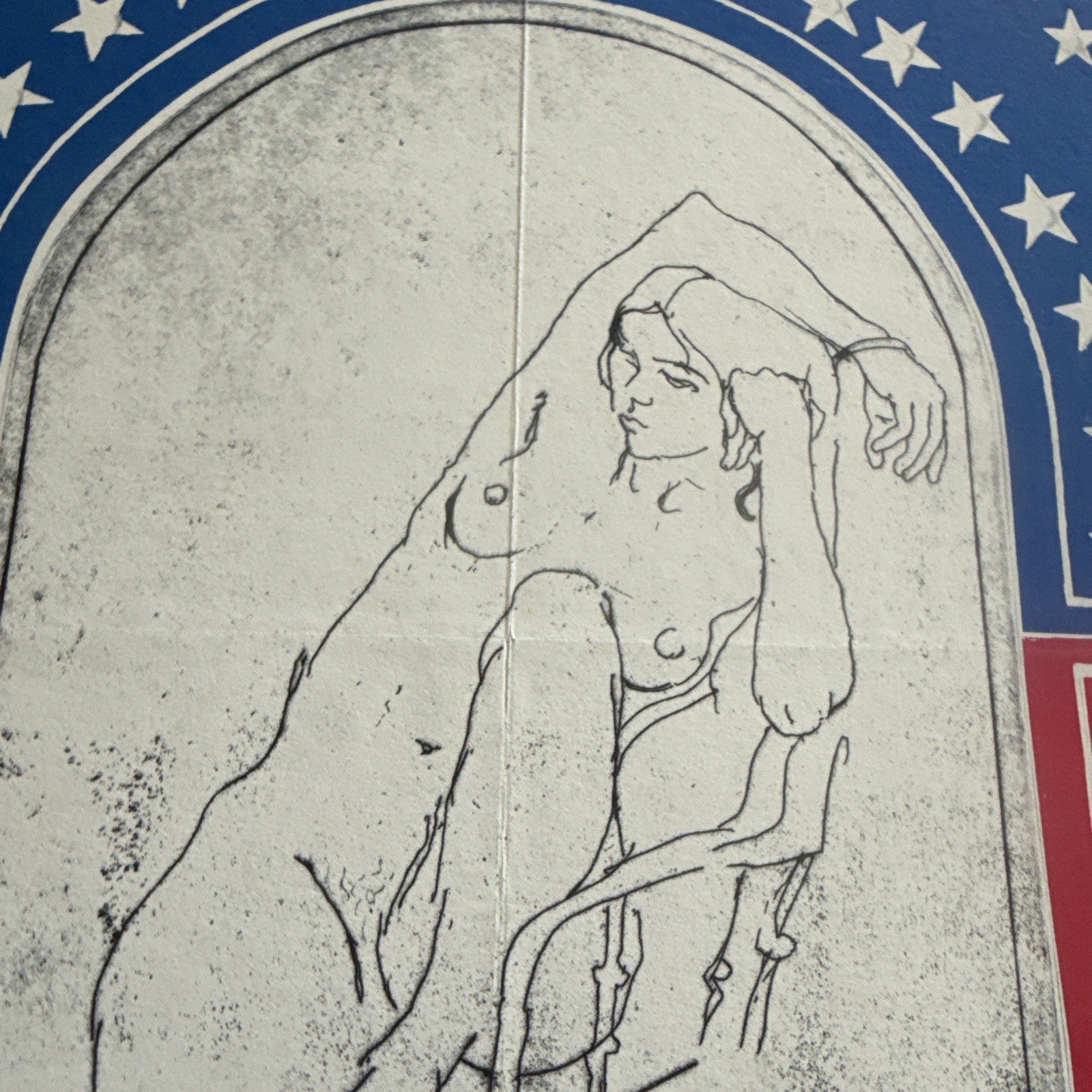 Original Poster: "Miz America", Poster For Exhibition "Dennis Beall 19641