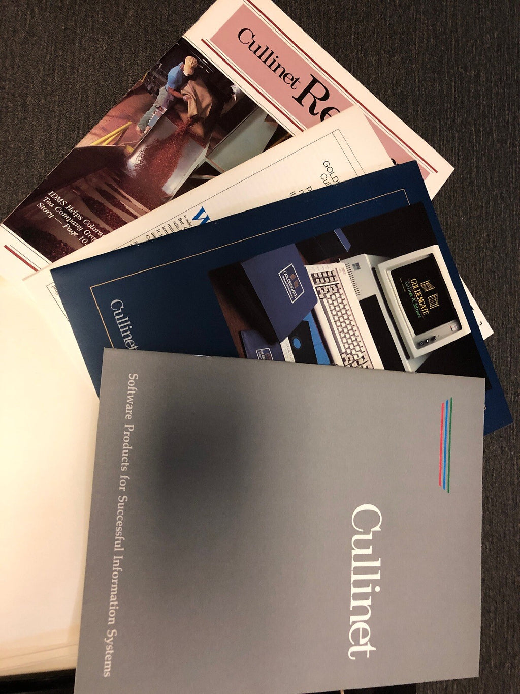 VTG Cullinet Qrtr Report Pc Software Base Data Reports Brochures Info Systems2