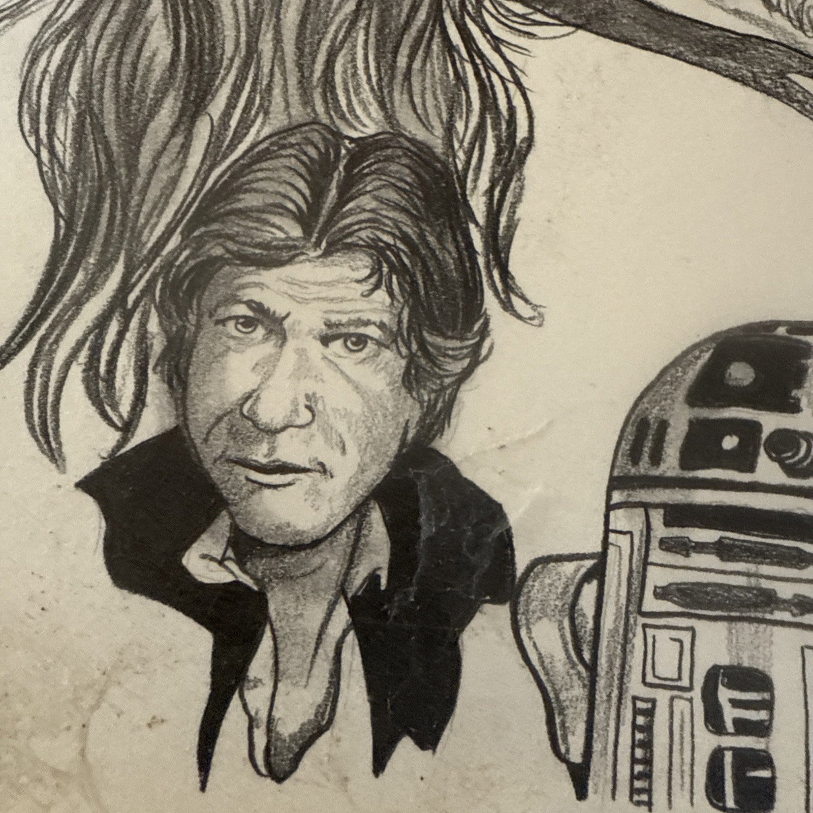1980 Star Wars ORIGINAL ART SKETCH 1/1 Paul Madden For Gary Kurtz Producer1