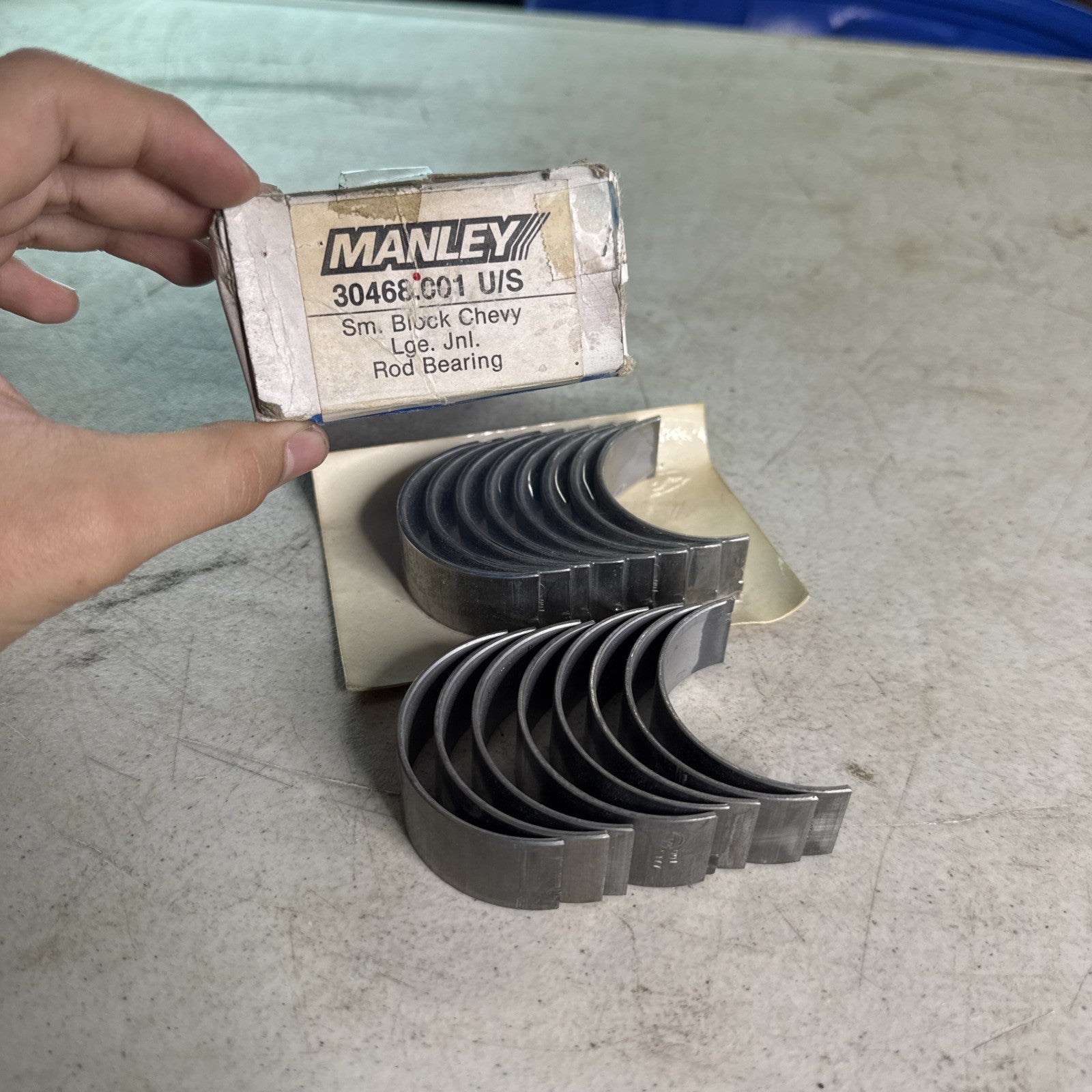 NOS Manley Performance Rod Bearing Set, part number 30468.001 U/S0