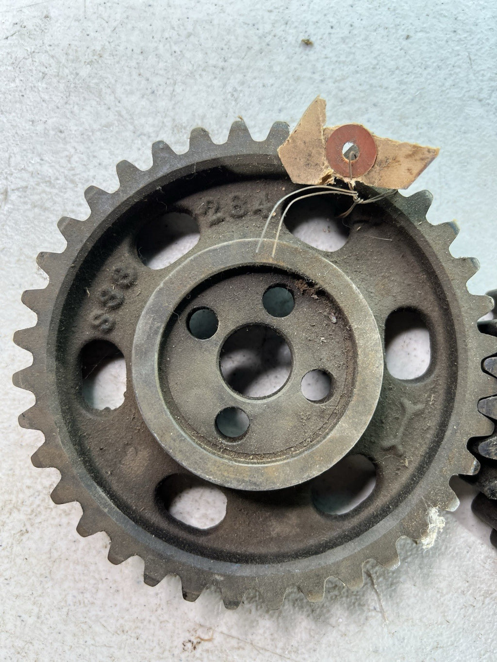 Pair of Vintage 398S Cast Iron Cam Timing Gears Pair– Hot Rod Rat Rod1