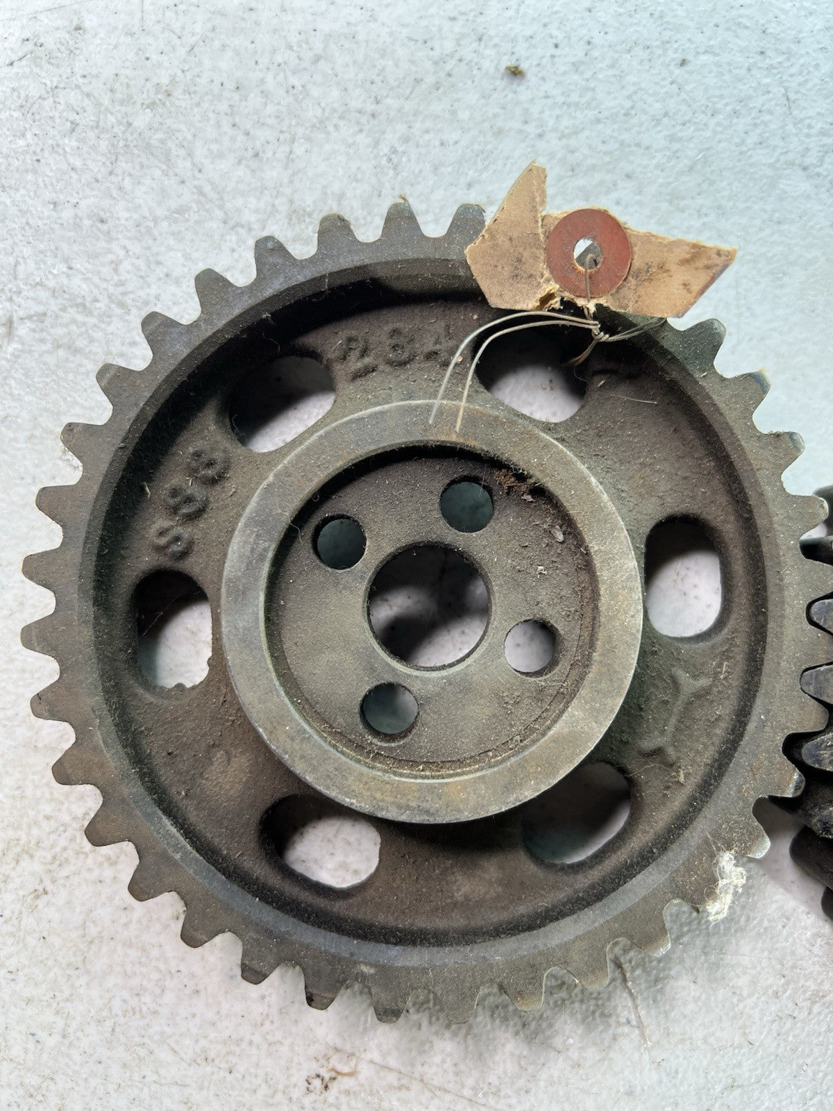 Pair of Vintage 398S Cast Iron Cam Timing Gears Pair– Hot Rod Rat Rod1