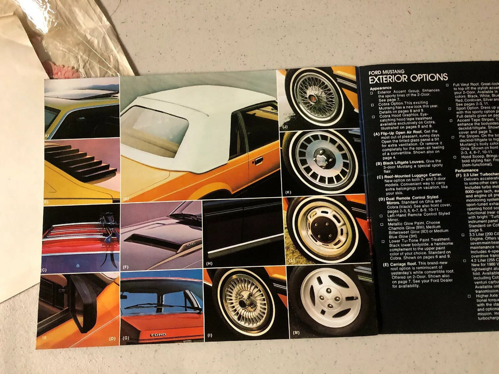 1980 FORD MUSTANG GALLERY DEALERSHIP PHOTO BOOK4