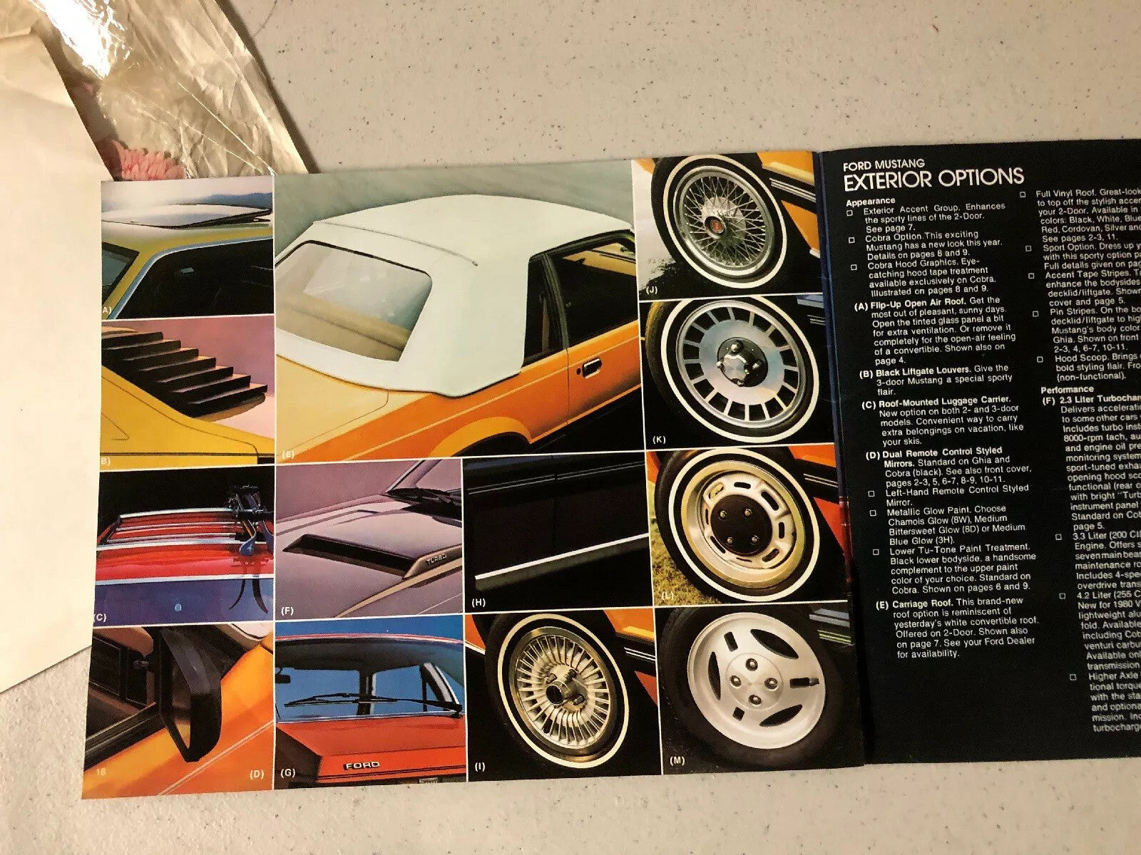 1980 FORD MUSTANG GALLERY DEALERSHIP PHOTO BOOK4
