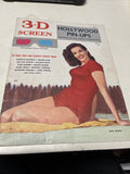 3-D SCREEN: HOLLYWOOD PIN-UPS, Rare, Vintage Magazine, 1953, MARILYN MONROE0